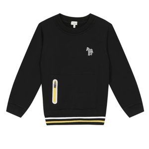 PAUL SMITH JUNIOR Top Black, Size 8